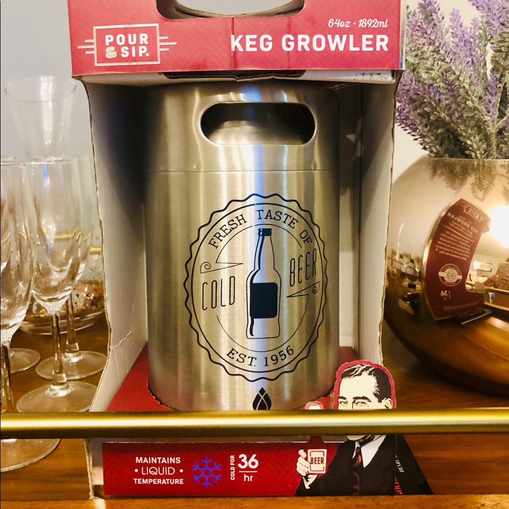 Keg Growler 64 oz 🍺 🥶 🎉